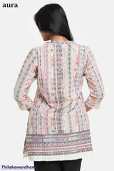 Aura Embroidered Kurtha Top