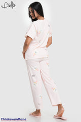 Printed 2pcs Pijama Kit