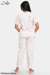 Printed 2pcs Pijama Kit