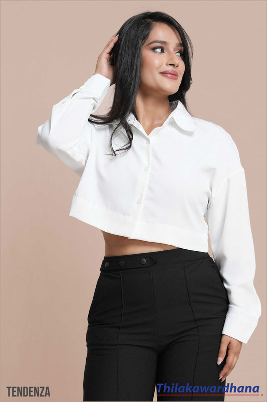 Engage Long Sleeve Crop Shirt