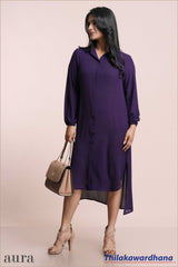Aura Long Sleeve Shift Dress