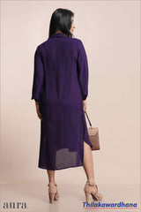 Aura Long Sleeve Shift Dress
