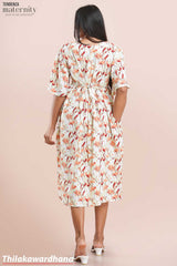 Tendenza Flutter Sleeve Maternity Dress