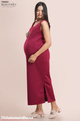 Tendenza Sleeveless T Shirt Maternity Dress