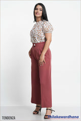 Tendenza Button Detailed High Waist WW Pant