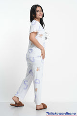 Printed 2pcs Pijama Kit