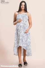 Tendenza Layered Strappy Maternity Dress