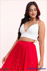 Tendenza Strap Back Tie Cami Top