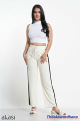 Everyday Comfort Stripe Pant - Free Size