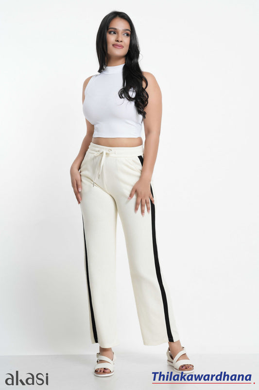 Everyday Comfort Stripe Pant - Free Size