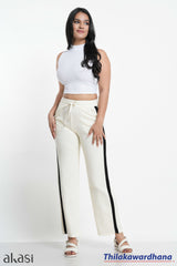 Everyday Comfort Stripe Pant - Free Size