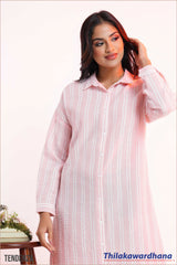 Tendenza Striped Shirt Dress