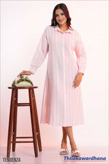Tendenza Striped Shirt Dress