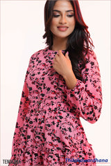 Tendenza Elara Blue Bloom Dress