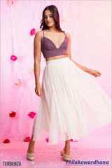 Tendenza Strap Back Tie Cami Top