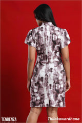 Tendenza Mandarin Collar Bodycon Dress