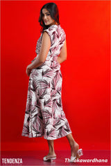 Tendenza Waist Belted Shirt Maxi Dress