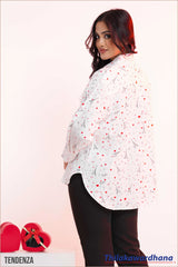 Tendenza Long Sleeve Printed Shirt