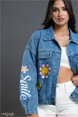 Aura Sunshine Petal Denim Jacket