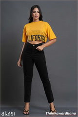 Akasi High Waist Black Jean