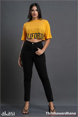 Akasi High Waist Black Jean