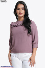Tendenza Three Quarter Sleeve WW Top