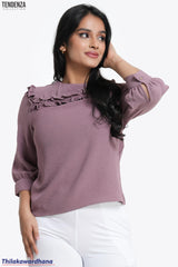 Tendenza Three Quarter Sleeve WW Top