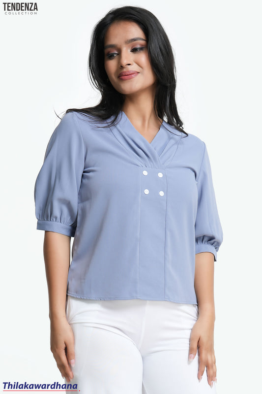 Tendenza Cloudline Button Top
