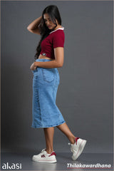 Akasi Streetline Midi Skirt