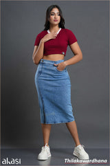 Akasi Streetline Midi Skirt