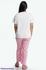 Printed 3pcs Pijama Kit - Free Size