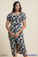 Twilight Garden Midi Dress