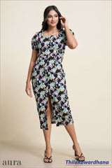 Twilight Garden Midi Dress