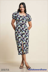 Twilight Garden Midi Dress