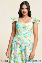 Twilight Floral Serenity Maxi Dress