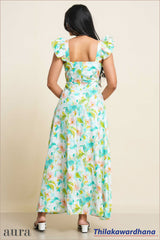 Twilight Floral Serenity Maxi Dress