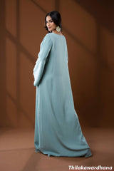 Aqua Serenity Kaftan Dress