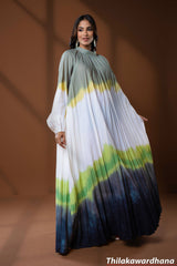 Aurora Flow Maxi Pleated Maxi Dress