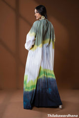 Aurora Flow Maxi Pleated Maxi Dress