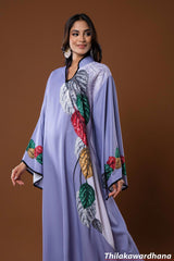 Autumn Leaf Elegance Maxi Dress