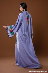 Autumn Leaf Elegance Maxi Dress