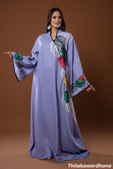 Autumn Leaf Elegance Maxi Dress