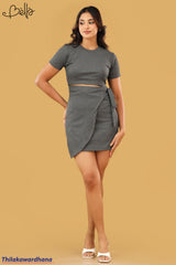 Aura Chic Cut-Out Mini Dress