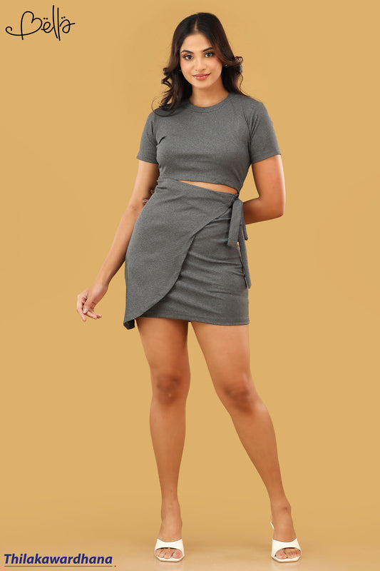 Aura Chic Cut-Out Mini Dress