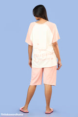 Printed 2pcs Pijama Kit