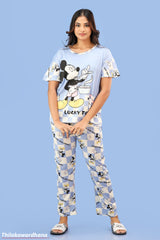 Printed 3pcs Pijama Kit