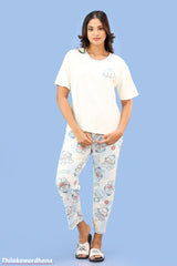 Printed 2pcs Pijama Kit