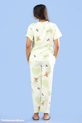 Printed 2pcs Pijama Kit