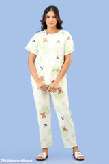 Printed 2pcs Pijama Kit