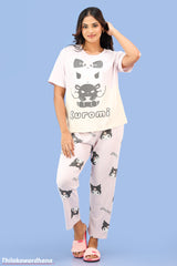 Printed 2pcs Pijama Kit